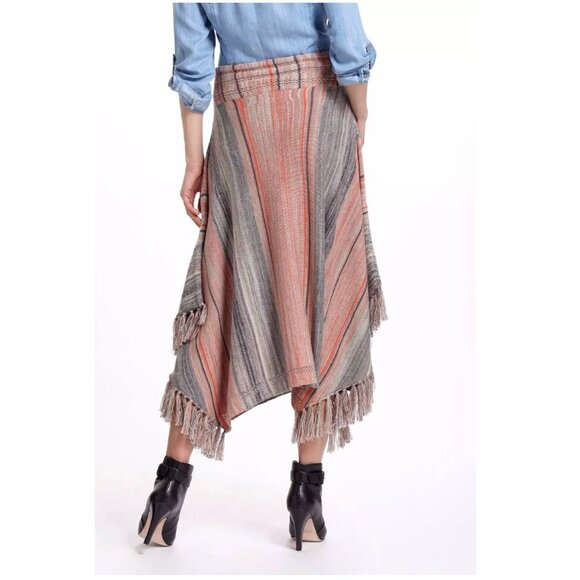 Anthropologie | Sparrow Converging Stripes Sweater Skirt - Picture 3 of 12